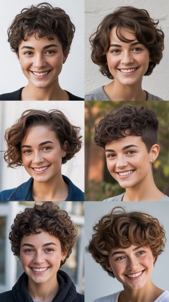 Short Curly Cuts for Teenagers