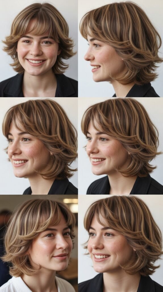 Wispy Jagged Bangs With Irregular Layers