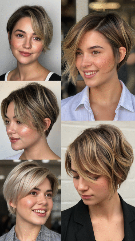 Pixie with Cowlick Management: Working With Nature