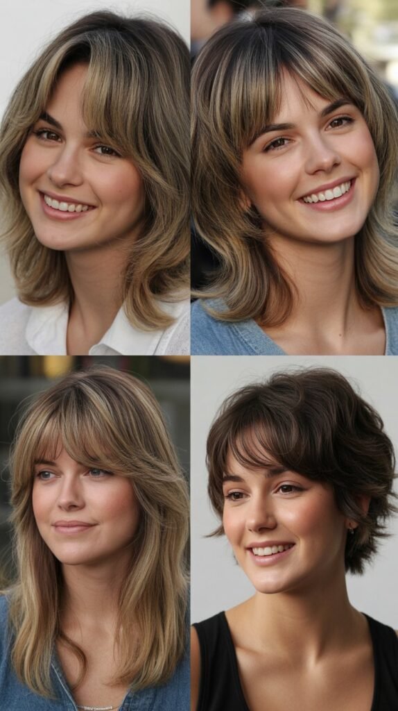 . Wispy See-Through Bangs With Invisible Layers