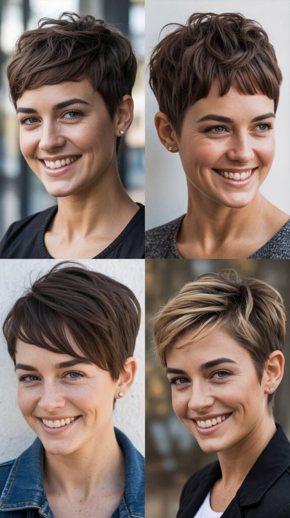 Disconnected Pixie Cut