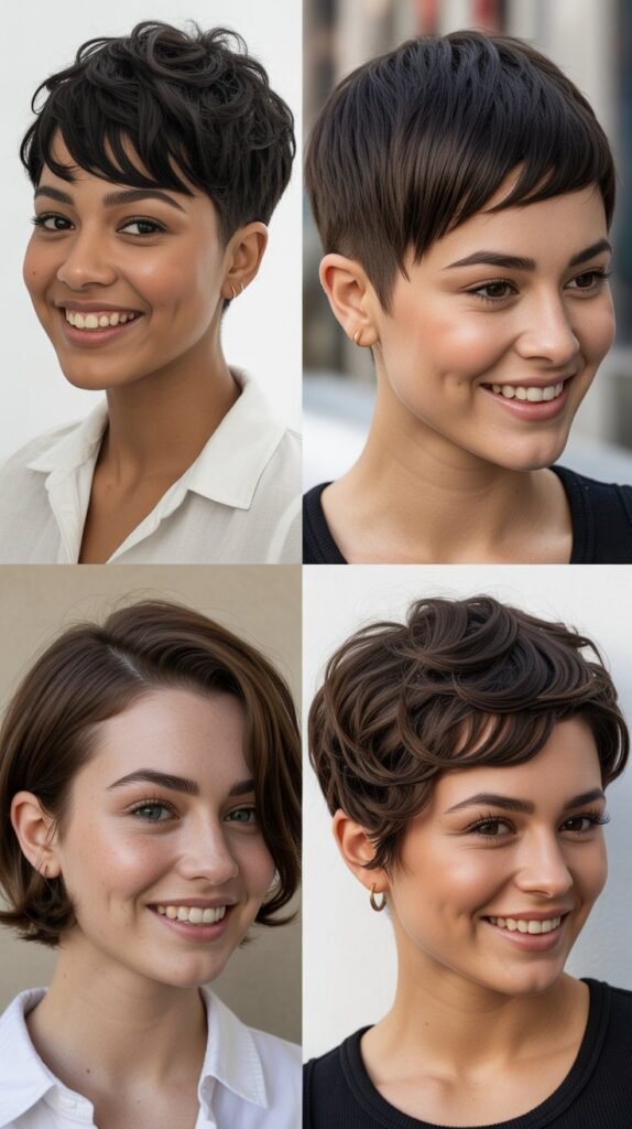 Soft Feminine Pixie with Wispy Layers