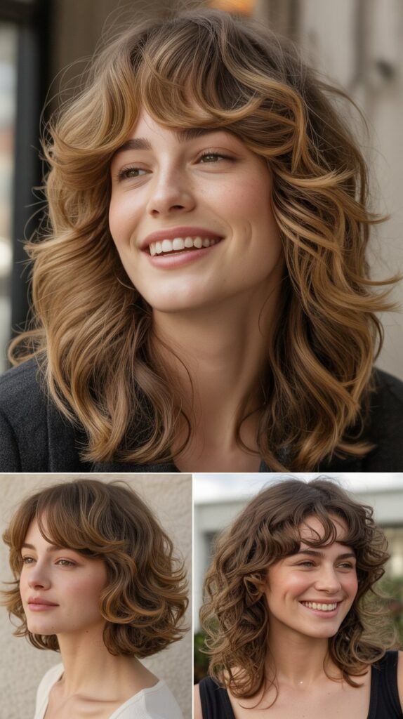  Beach Waves and Wispy Bangs: Effortless Romance