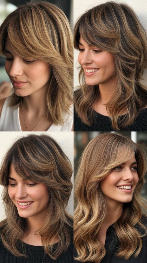 Color Techniques That Enhance Wispy Bangs and Layers