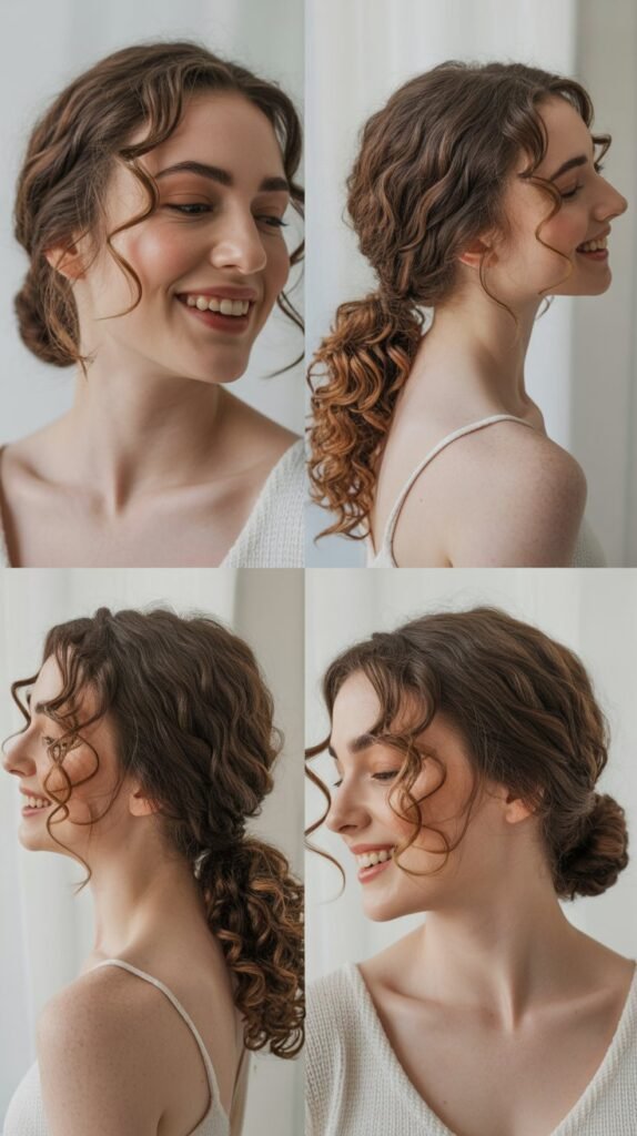 Romantic Low Placement with Curls