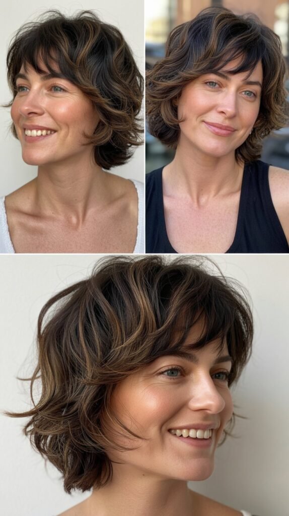 Razored Shag with Choppy Micro Fringe