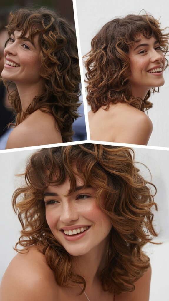 Windswept Romantic Curls with Natural Movement
