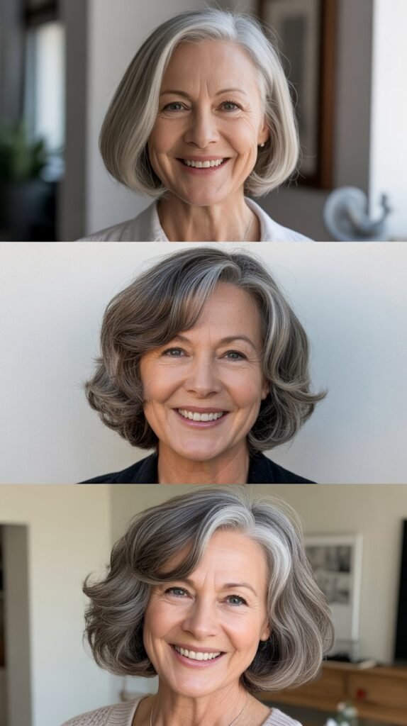 Chin-Length Bob With Center Part