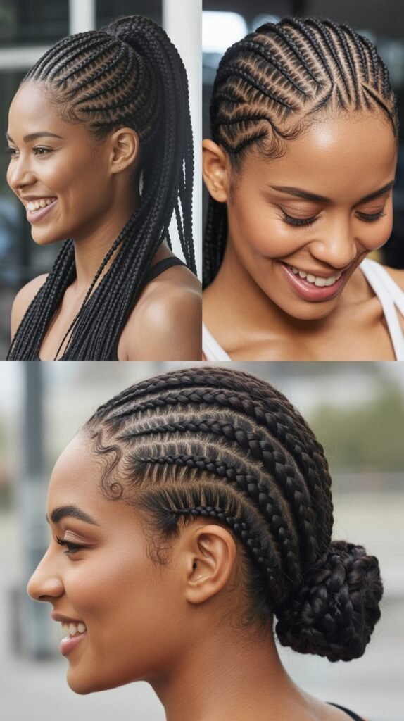  Exercise And Sweat Management With Cornrows