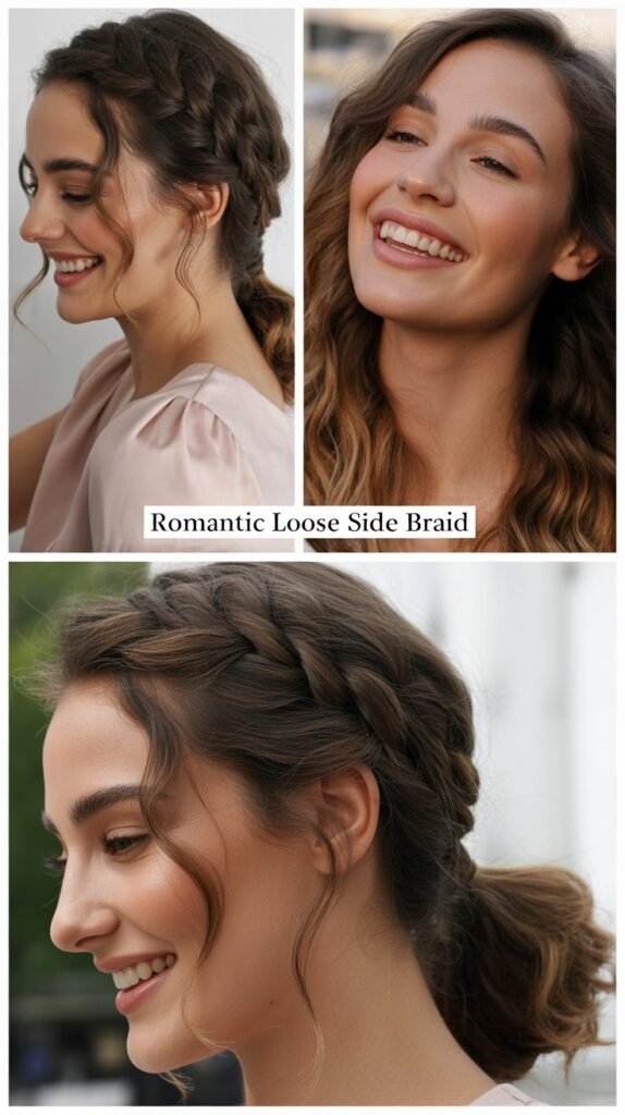 Romantic Loose Side Braid