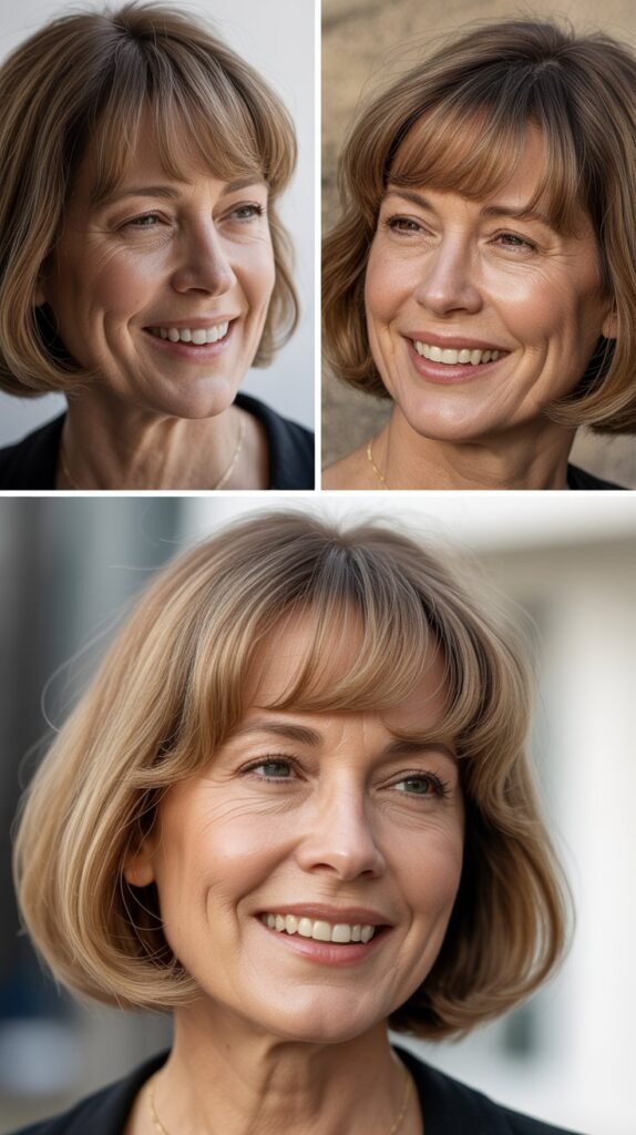 Bob with Swoopy Bangs