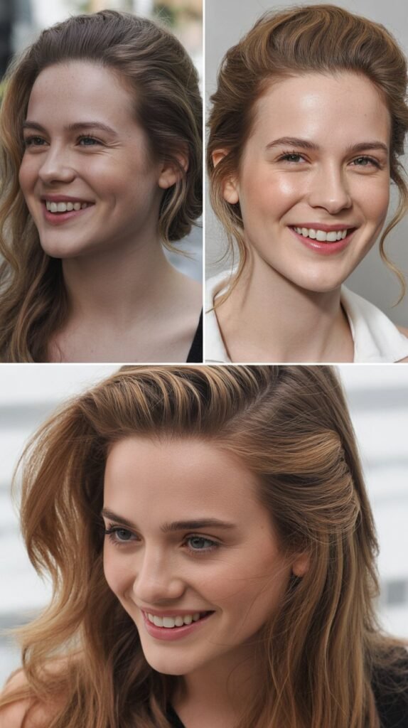 Classic Half-Up Half-Down with Volume