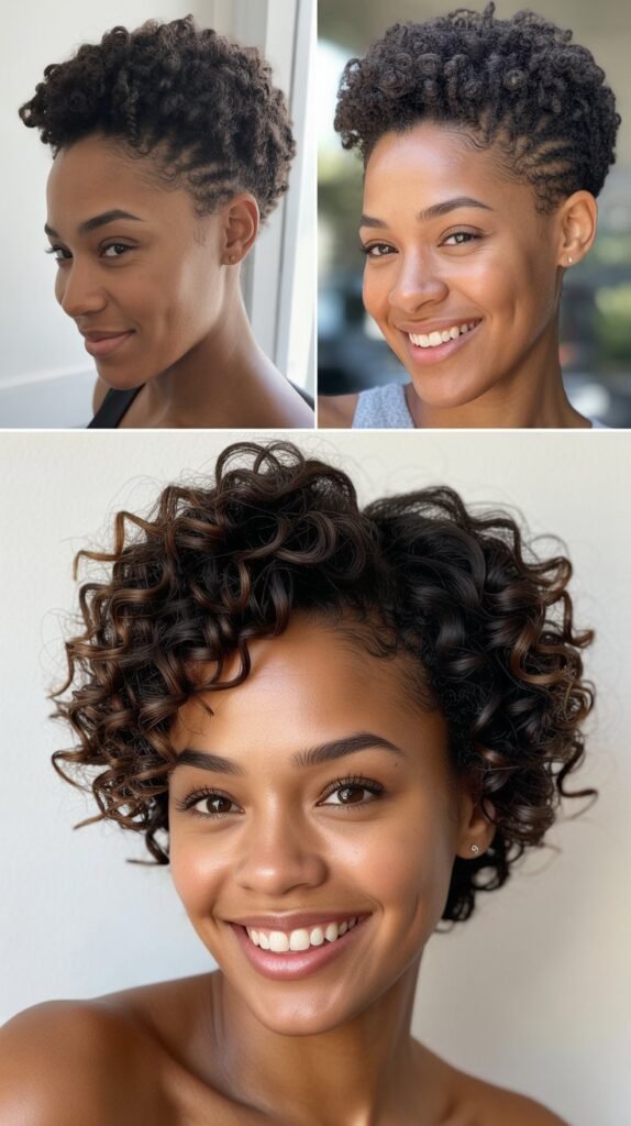 Tapered Curly TWA (Teeny Weeny Afro)