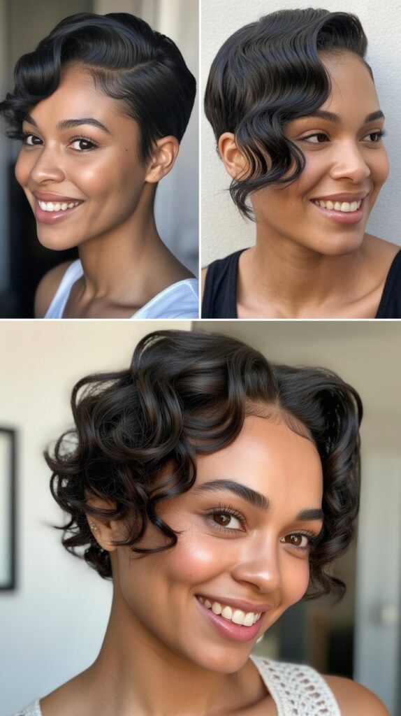  Pixie with Finger Waves