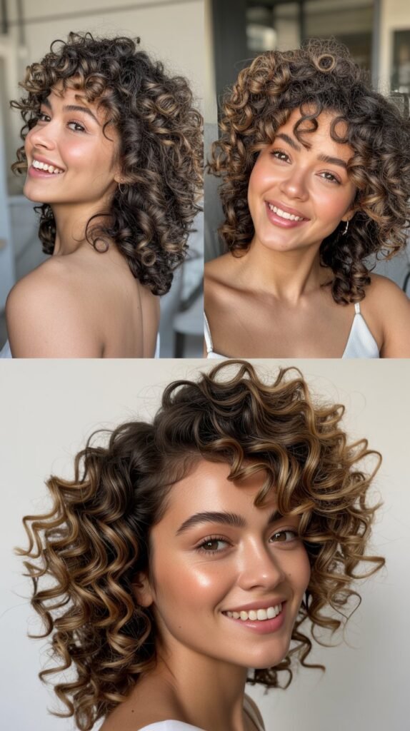 Volumized Roots with Defined Spiral Curls