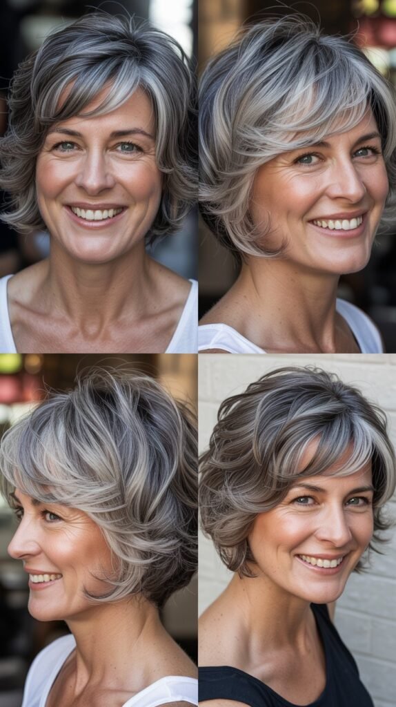  Bob with Razored Ends and Texture