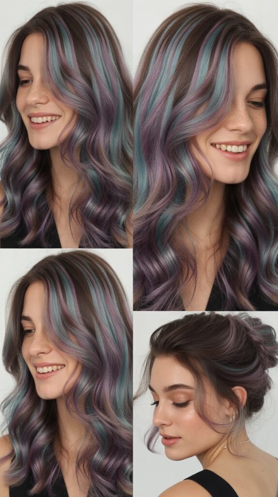  Teal-Purple Mixed Babylights Throughout