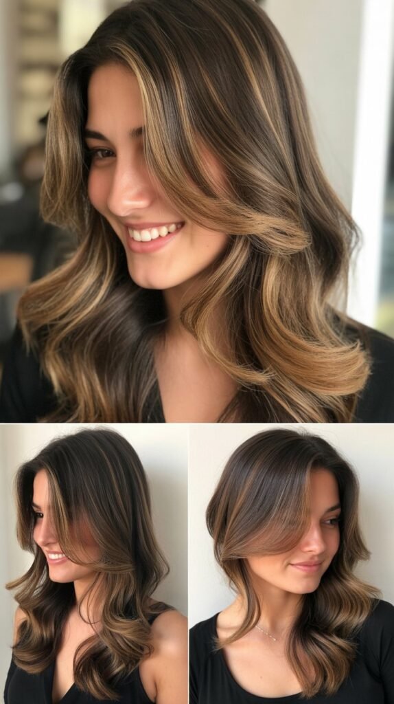 Chestnut Highlights Balayage