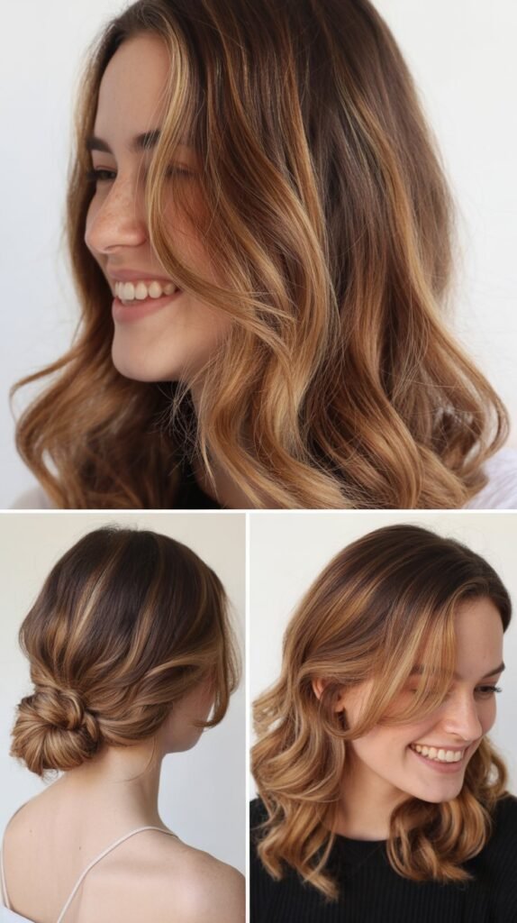 Warm Toffee Balayage
