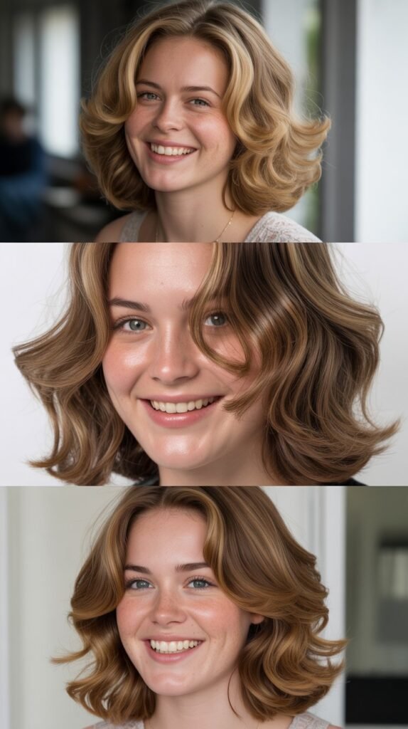  Loose Waves with Face-Framing Layers