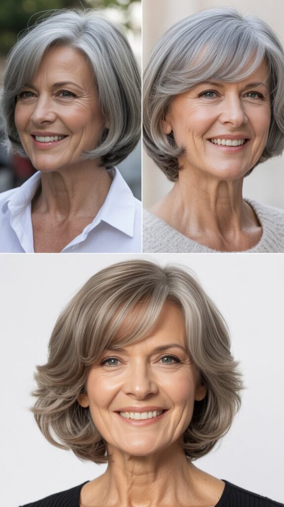 Bob with Side-Swept Bangs