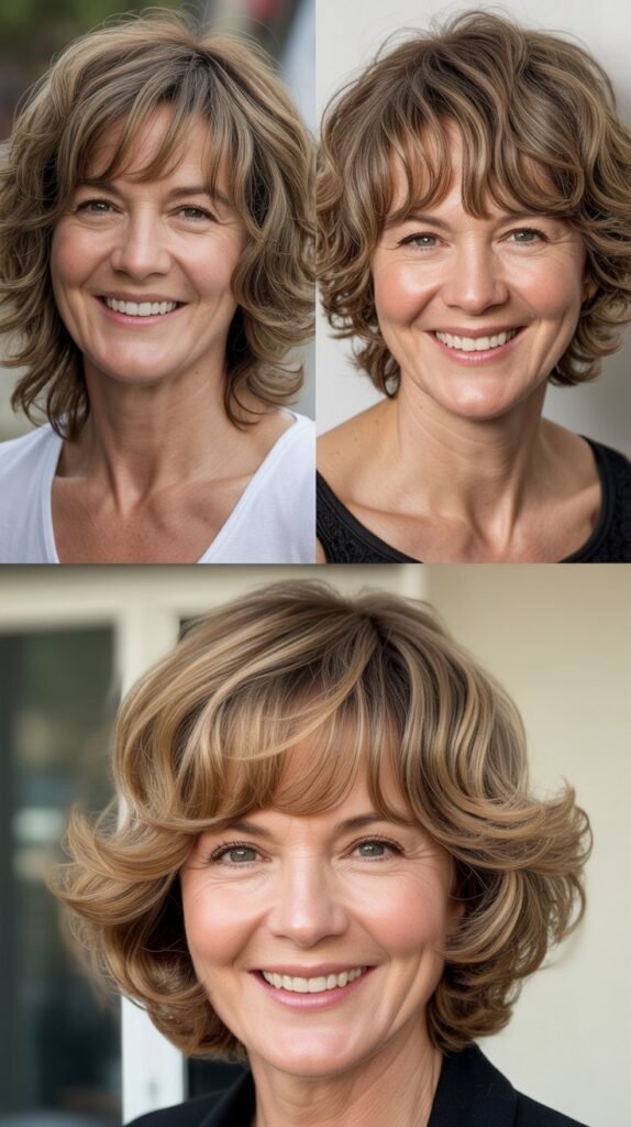 Tousled Layers with Piecey Bangs