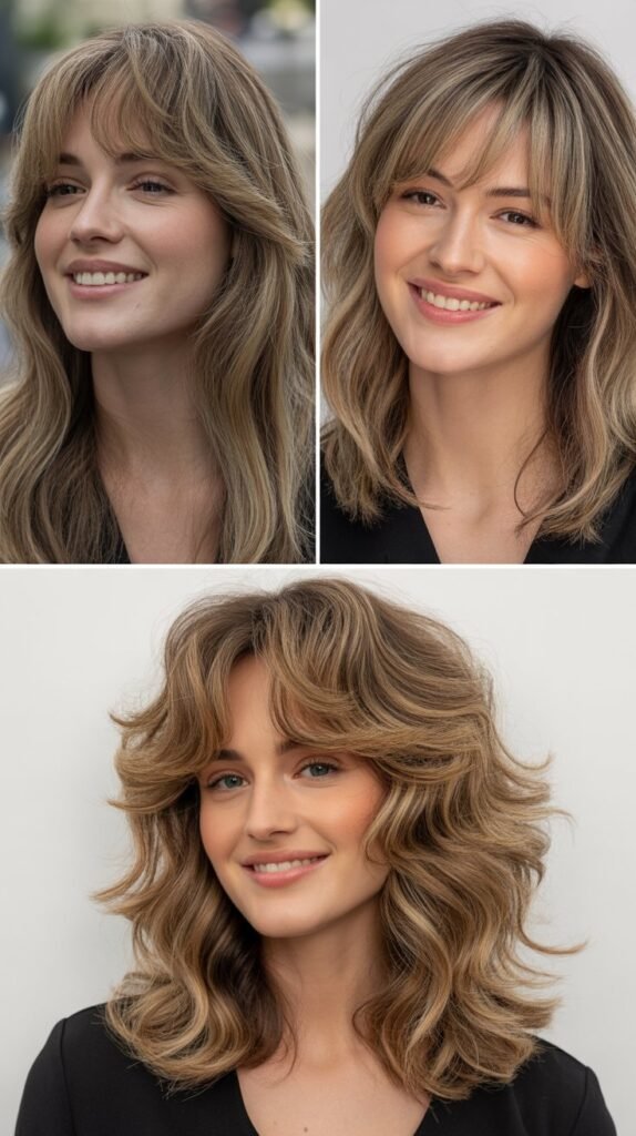 Wispy Bangs with Hair Extensions