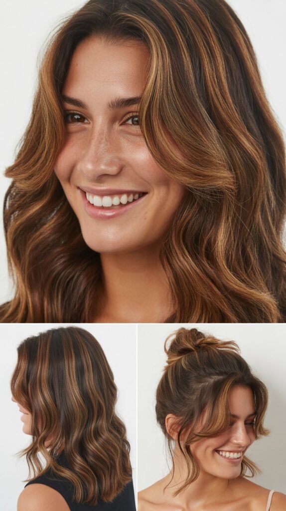 Caramel Peekaboo Highlights