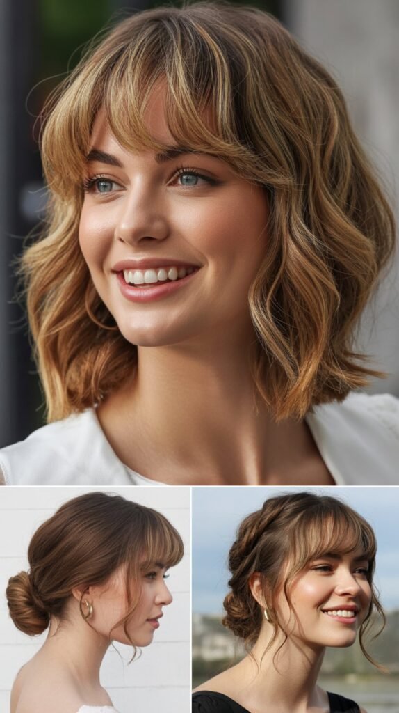 Wispy Bangs for Special Occasions