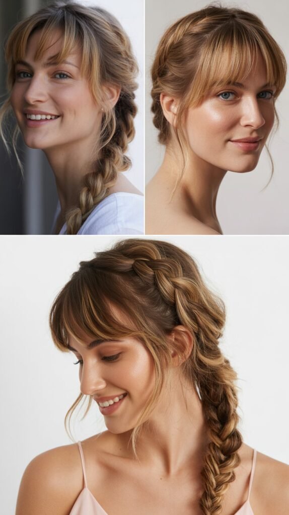  Braided Styles: Incorporating Wispy Bangs
