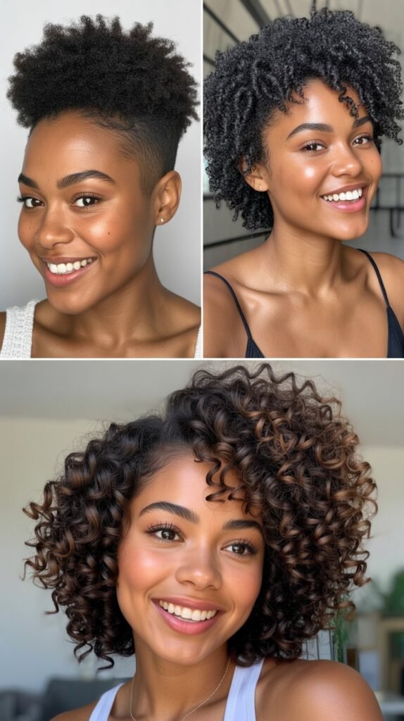 Pixie with Textured Fro Top