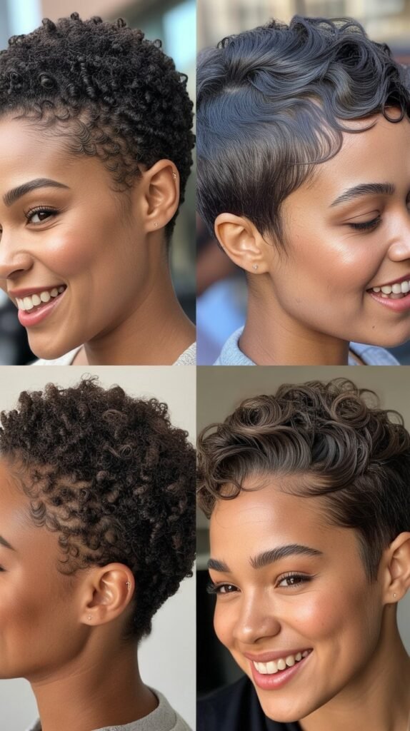 Pixie with Baby Hair Styling