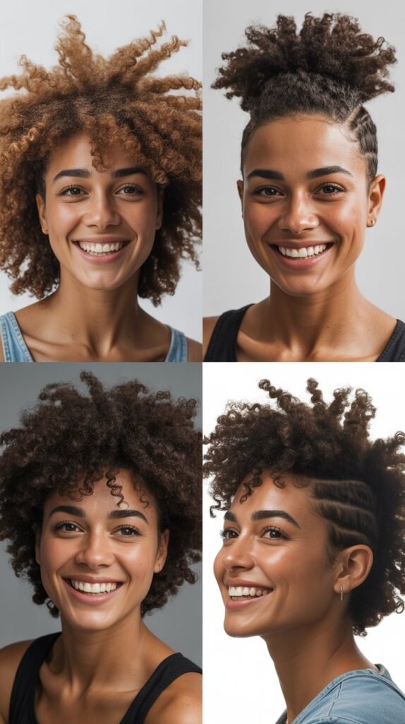 Curly Hair Shoulder Length