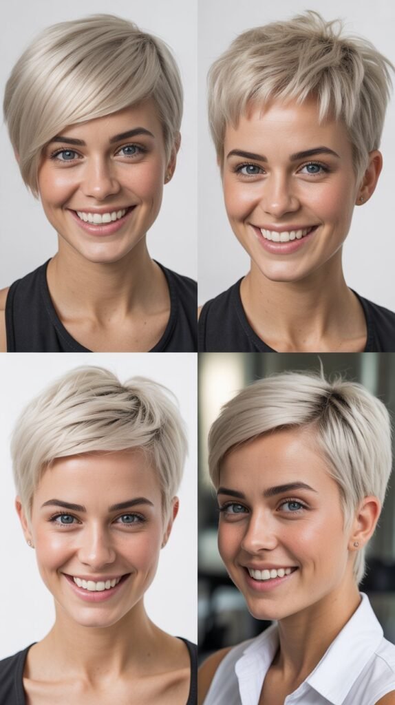 Platinum Blonde Pixie