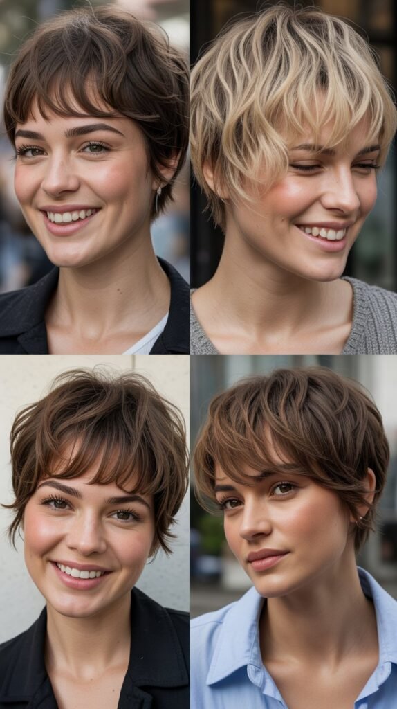 Wispy Bangs With Piece-y Pixie Layers: Effortless Cool