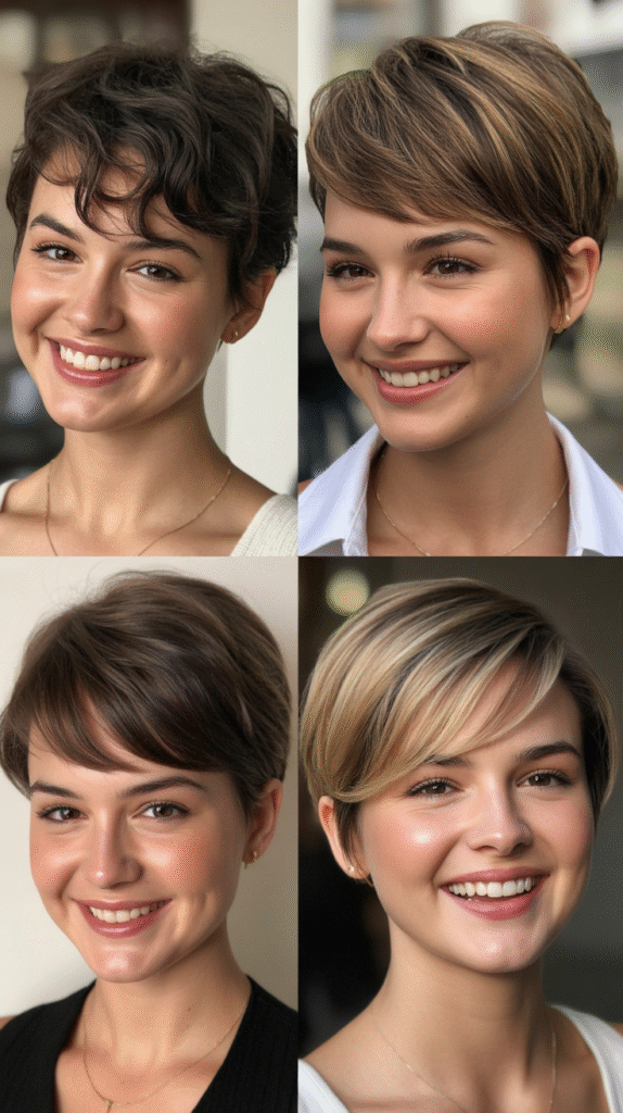  Pixie with Crown Volume: Height Emphasis