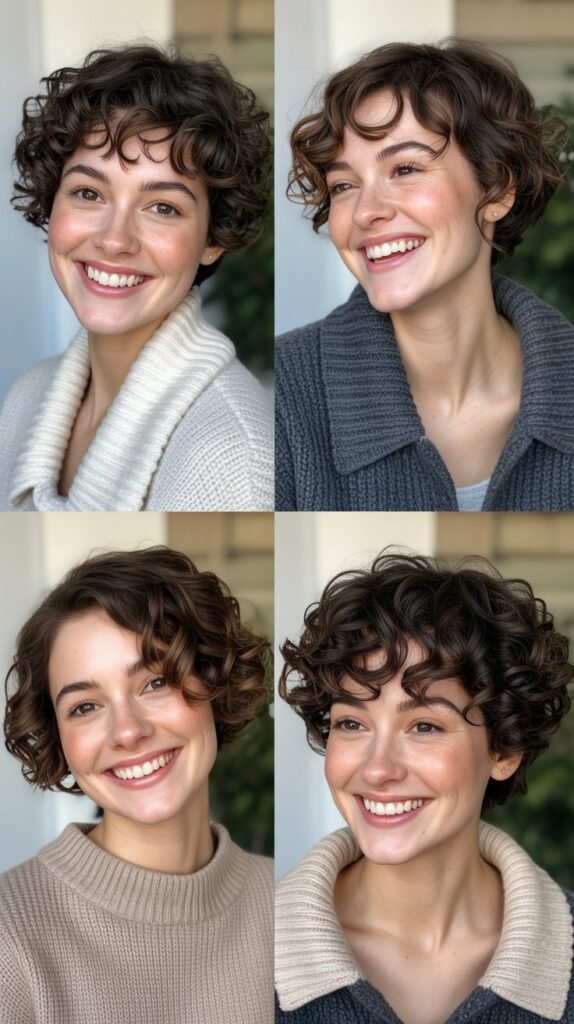 Short Curly Cuts for High Porosity Hair