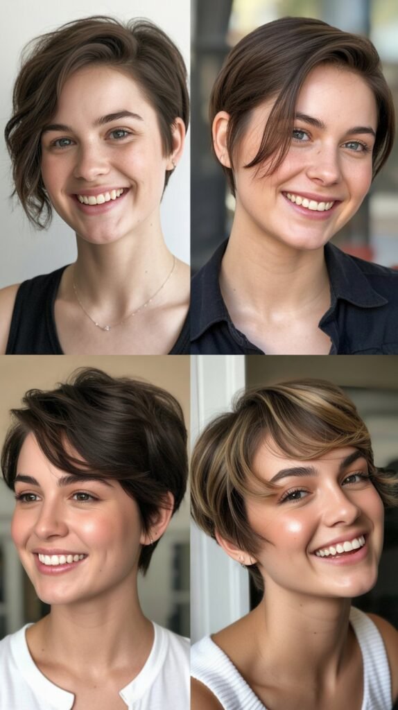 Pixie Bob with Side Part
