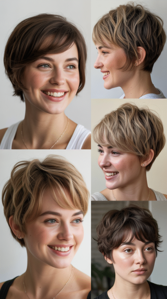  Pixie with Thick Bangs: Bold Statement