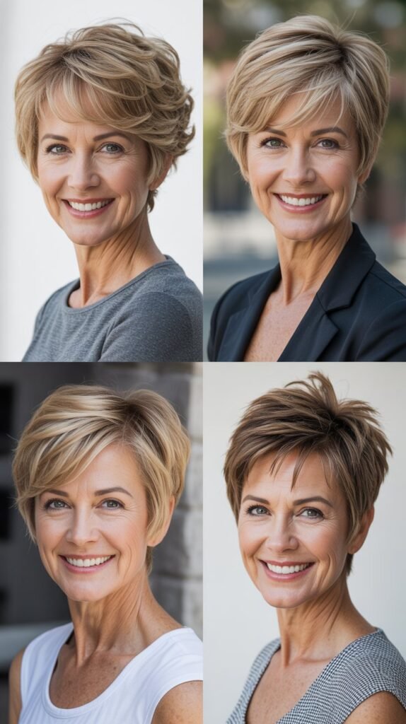 Pixie Cut with Micro Bangs