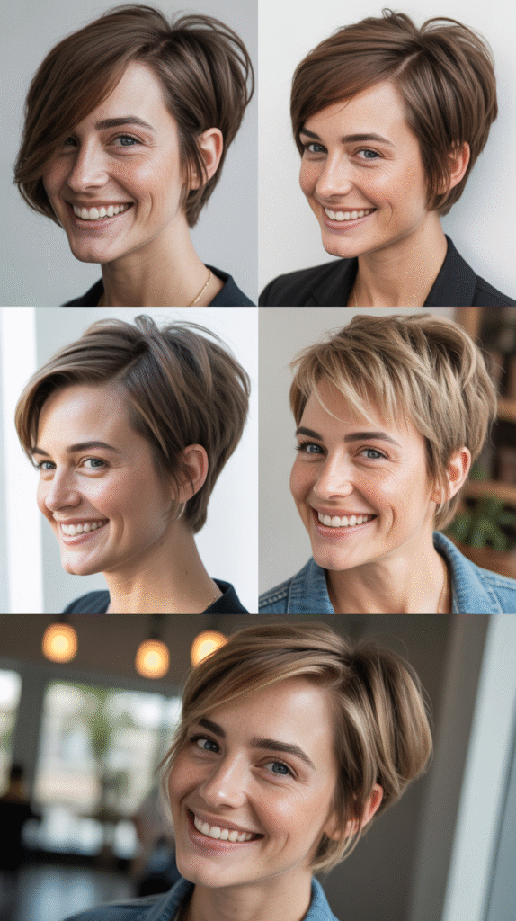  Pixie with Buzzed Sides: Extreme Contrast