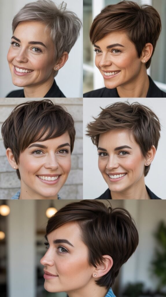 Pixie for Thick Hair with Strategic Thinning