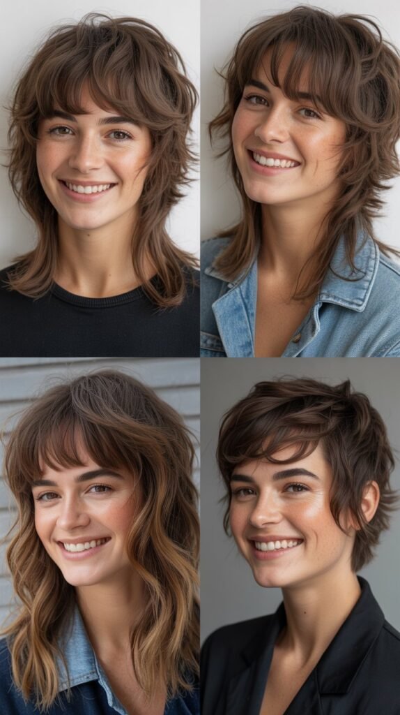 Piecey Wispy Bangs With Disconnected Layers: Controlled Chaos