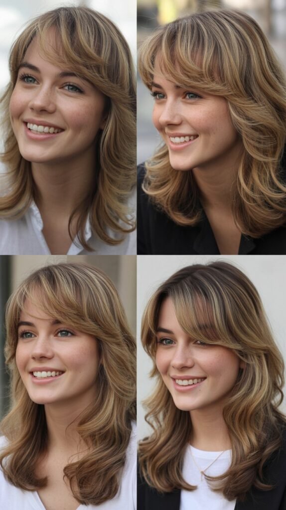  Wispy Rounded Fringe With Internal Layering