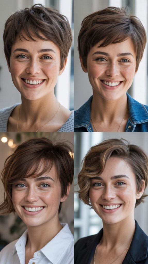 Pixie Bob with Face-Framing Money Pieces