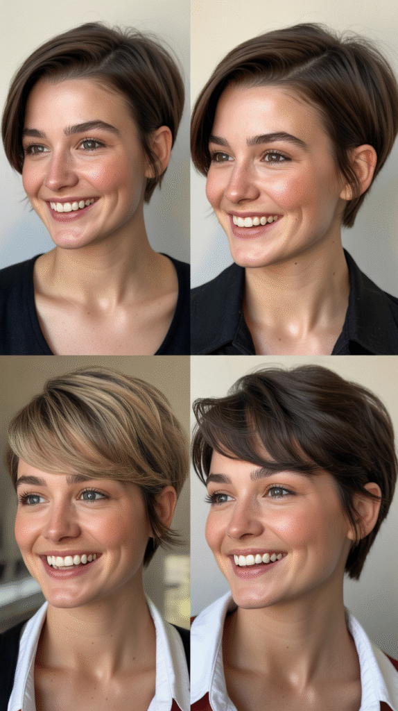 Salt and Pepper Pixie: Natural Beauty