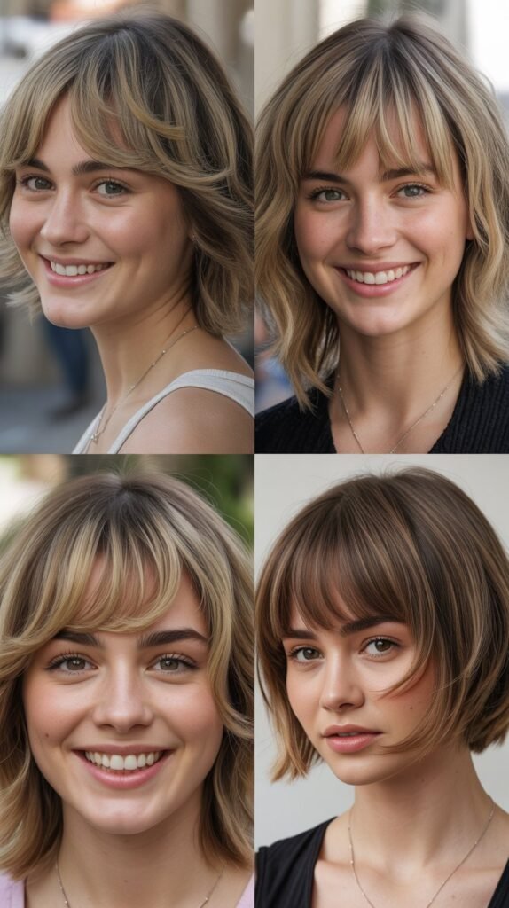 Understanding Face Shapes and Why Wispy Bangs Work