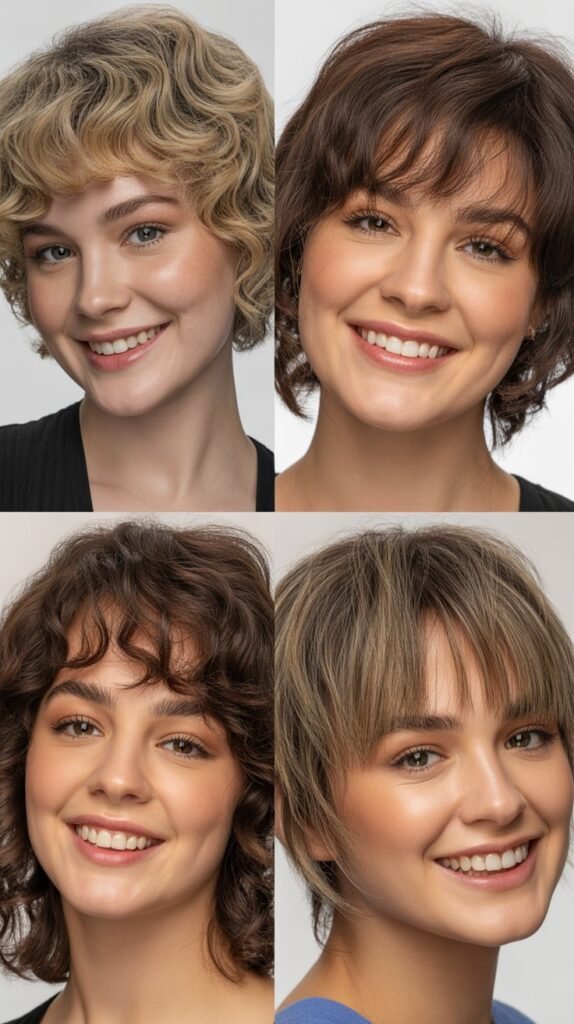 Micro Wispy Bangs with Graduated Layers