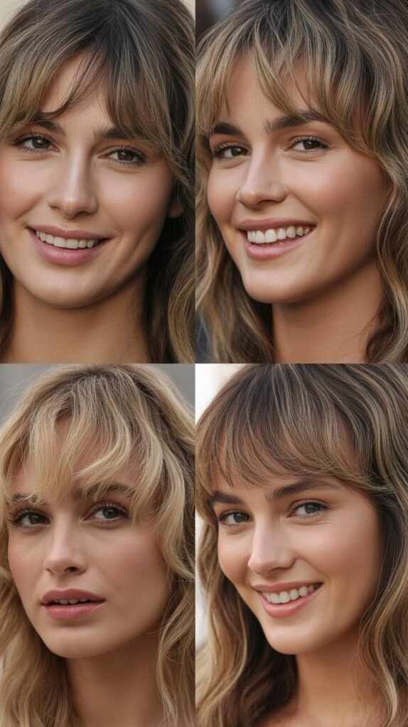  Wispy Bangs and Makeup Coordination