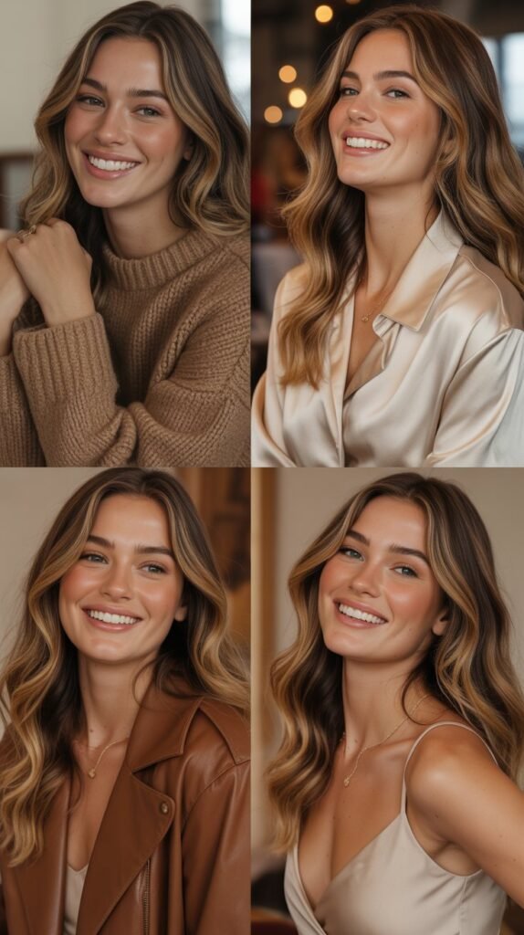  Caramel Money Pieces for Face Framing